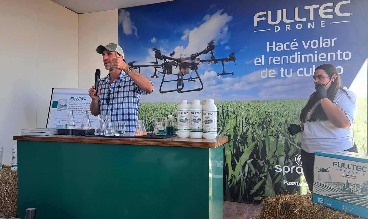 Fulltec Drone la nueva tecnología que Spraytec presentó en Expoagro